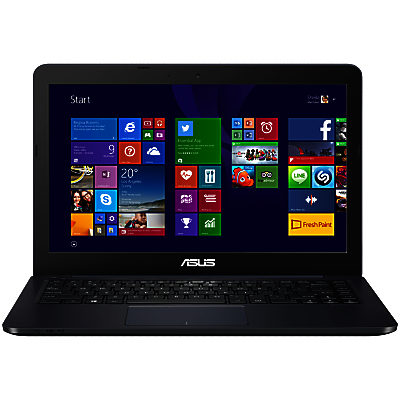 ASUS EeeBook E402MA Laptop, Intel Pentium, 2GB RAM, 32GB eMMC Flash Storage, 14  Dark Blue